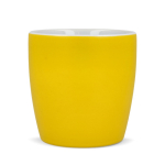 Keramiktasse mit matter Oberfläche in mehreren Farben 350ml farbe gelb vierte Ansicht