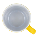 Keramiktasse mit matter Oberfläche in mehreren Farben 350ml farbe gelb fünfte Ansicht