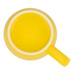 Keramiktasse mit matter Oberfläche in mehreren Farben 350ml farbe gelb sechste Ansicht