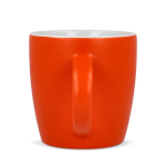 Keramiktasse mit matter Oberfläche in mehreren Farben 350ml farbe orange dritte Ansicht