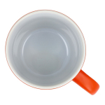 Keramiktasse mit matter Oberfläche in mehreren Farben 350ml farbe orange fünfte Ansicht