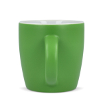 Keramiktasse mit matter Oberfläche in mehreren Farben 350ml farbe lindgrün dritte Ansicht