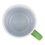 Keramiktasse mit matter Oberfläche in mehreren Farben 350ml farbe lindgrün fünfte Ansicht