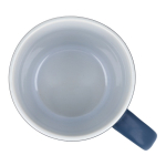 Keramiktasse mit matter Oberfläche in mehreren Farben 350ml farbe dunkelblau fünfte Ansicht