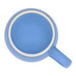 Keramiktasse mit matter Oberfläche in mehreren Farben 350ml farbe hellblau sechste Ansicht
