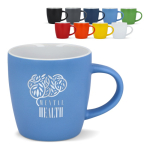 Keramiktasse mit matter Oberfläche in mehreren Farben 350ml