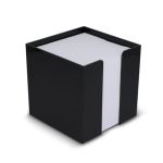 Notizblock-Würfel mit 800 FSC-Seiten in 10 x 10 x 10 cm Box farbe schwarz