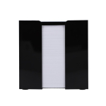 Notizblock-Würfel mit 800 FSC-Seiten in 10 x 10 x 10 cm Box farbe schwarz zweite Ansicht
