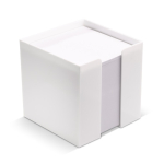Notizblock-Würfel mit 800 FSC-Seiten in 10 x 10 x 10 cm Box farbe weiß