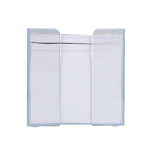 Notizblock-Würfel mit 800 FSC-Seiten in 10 x 10 x 10 cm Box farbe transparent zweite Ansicht