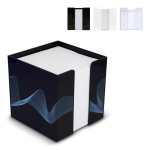 Notizblock-Würfel mit 800 FSC-Seiten in 10 x 10 x 10 cm Box