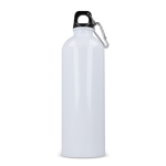 Flasche aus recyceltem Edelstahl in Metallic-Farben, 750 ml farbe weiß vierte Ansicht