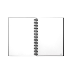A5-Notizbuch mit Hardcover und InfiniteBook-Scan, schwarze Tinte farbe schwarz sechste Ansicht