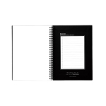A5-Notizbuch mit Hardcover und InfiniteBook-Scan, schwarze Tinte farbe schwarz siebte Ansicht