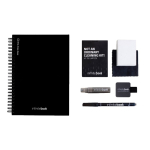 In Europa hergestelltes InfiniteBook A5-Notizbuch mit Hardcover, schwarze Tinte farbe schwarz fünfte Ansicht