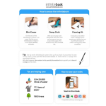 In Europa hergestelltes InfiniteBook A5-Notizbuch mit Hardcover, schwarze Tinte