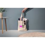 Recycelte Baumwolleinkaufstasche mit langen Henkeln, 140g/m2 Stimmungsbild