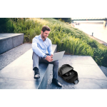 Laptoprucksack aus recyceltem Polyester mit Innenfutter, 16” Stimmungsbild