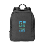 Laptoprucksack aus recyceltem Polyester mit Innenfutter, 16” Ansicht mit Druckbereich