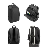 Wasserabweisender Laptop-Rucksack aus recyceltem Polyester, 17,3” Ansicht in vielen Farben
