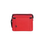 Thermotasche aus recyceltem Polyester mit verstellbarem Gurt, 7 L farbe rot dritte Ansicht