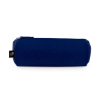 Zylindrisches Etui aus recyceltem Filz mit Reißverschluss farbe blau zweite Ansicht