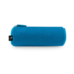 Zylindrisches Etui aus recyceltem Filz mit Reißverschluss farbe hellblau zweite Ansicht