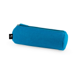 Zylindrisches Etui aus recyceltem Filz mit Reißverschluss farbe hellblau