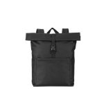 Multifunktionaler Laptop-Rucksack mit Rollverschluss, 17,3” farbe schwarz zweite Ansicht