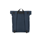 Multifunktionaler Laptop-Rucksack mit Rollverschluss, 17,3” farbe blau dritte Ansicht