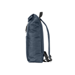 Multifunktionaler Laptop-Rucksack mit Rollverschluss, 17,3” farbe blau vierte Ansicht