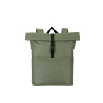 Multifunktionaler Laptop-Rucksack mit Rollverschluss, 17,3” farbe dunkelgrün zweite Ansicht