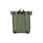 Multifunktionaler Laptop-Rucksack mit Rollverschluss, 17,3” farbe dunkelgrün dritte Ansicht