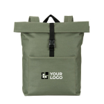 Multifunktionaler Laptop-Rucksack mit Rollverschluss, 17,3” Ansicht mit Druckbereich