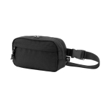 Bauchtasche aus recyceltem Polyester mit Innenfutter & zwei Fächern farbe schwarz