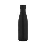 Edelstahl-Thermoflasche mit auslaufsicherem Deckel, 520 ml farbe schwarz