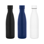 Edelstahl-Thermoflasche mit auslaufsicherem Deckel, 520 ml Ansicht in vielen Farben
