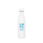 Edelstahl-Thermoflasche mit auslaufsicherem Deckel, 520 ml Ansicht mit Druckbereich
