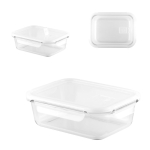 Luftdichte Lunchbox aus Borosilikatglas mit Silikondichtung, 1 L Ansicht in vielen Farben