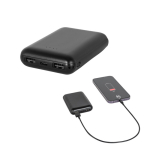 Powerbank mit Ladestandsanzeige und Anschlüssen, 8.000 mAh Ansicht in vielen Farben