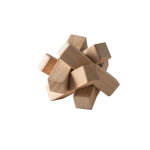 Sternförmiges Holz-Puzzle aus Bambus zum Zusammenbauen Ansicht in vielen Farben