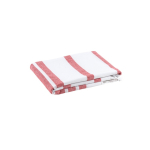 Gestreiftes Strandhandtuch aus Baumwolle und Polyester, 180 g/m² farbe rot dritte Ansicht
