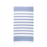 Gestreiftes Strandtuch aus Baumwolle und Polyester, 180 g/m2 farbe marineblau zweite Ansicht