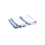 Gestreiftes Strandtuch aus Baumwolle und Polyester, 180 g/m2 farbe marineblau dritte Ansicht