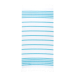 Gestreiftes Strandtuch aus Baumwolle und Polyester, 180 g/m2 farbe hellblau zweite Ansicht