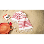 Gestreiftes Strandtuch aus Baumwolle und Polyester, 180 g/m2 zweite Ansicht