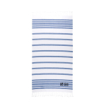 Gestreiftes Strandtuch aus Baumwolle und Polyester, 180 g/m2 Ansicht mit Druckbereich