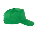 5-Panelen-Cap aus recyceltem Polyester und Klettverschluss, 210 g/m² farbe grün dritte Ansicht