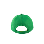 5-Panelen-Cap aus recyceltem Polyester und Klettverschluss, 210 g/m² farbe grün vierte Ansicht