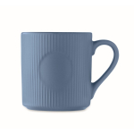 Keramiktasse in matter Farbe mit Reliefstruktur, 340 ml farbe blau zweite Ansicht